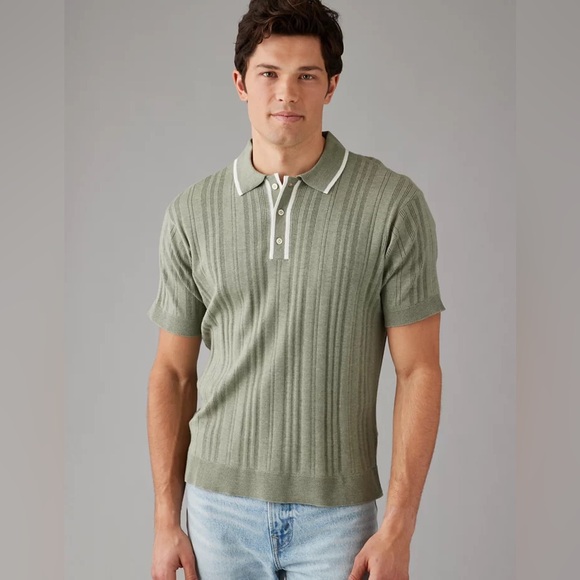 American Eagle Outfitters Other - American Eagle Outfitters Olive Polo Shirt